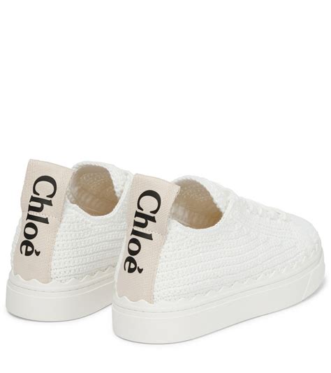 chloe crochet sneakers|chloe sneakers for women.